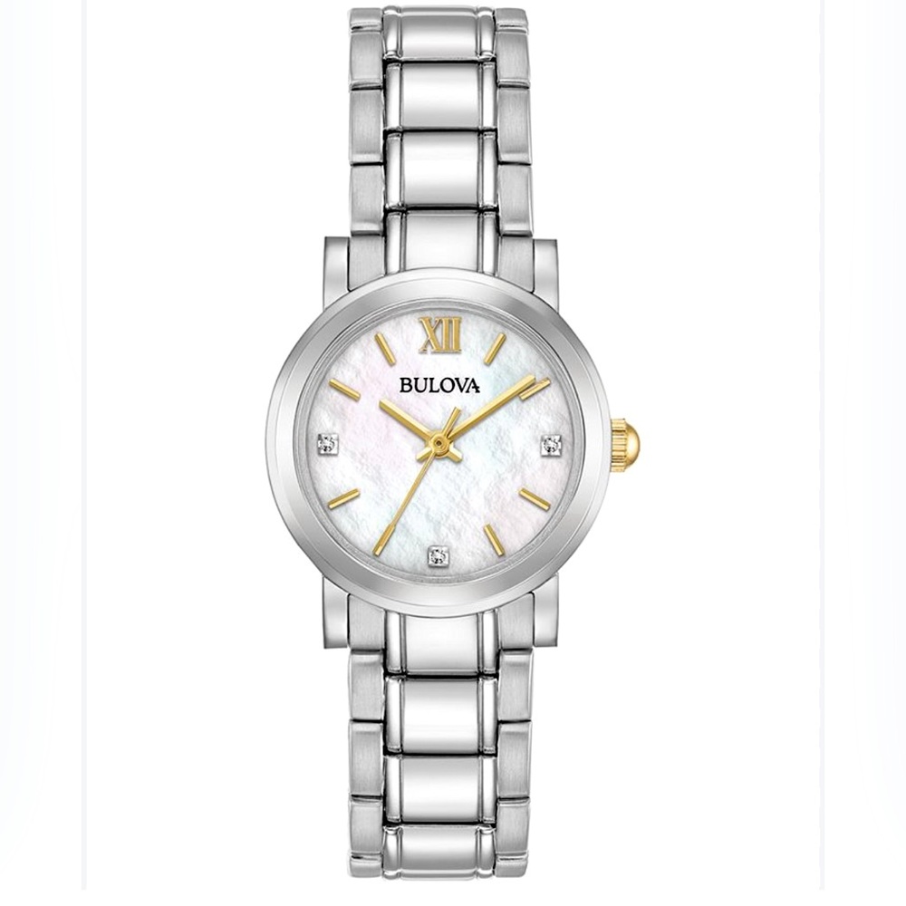 BULOVA - Women's Diamond Accent
Stainless Steel Bracelet Watch (26mm)